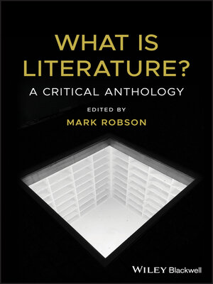 cover image of What is Literature?
